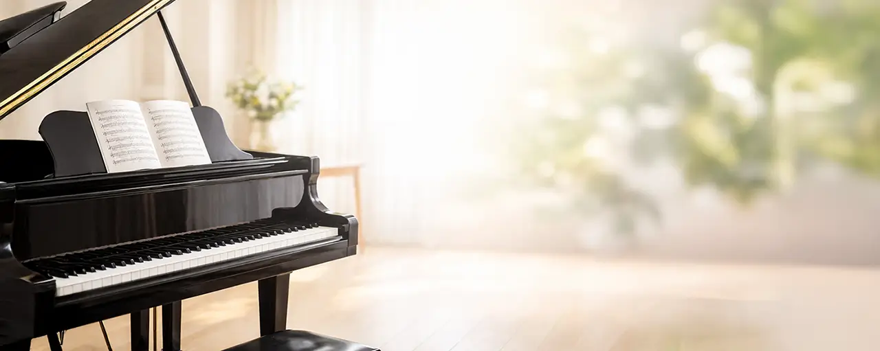 ピアノ教室のホームページ制作イメージ
