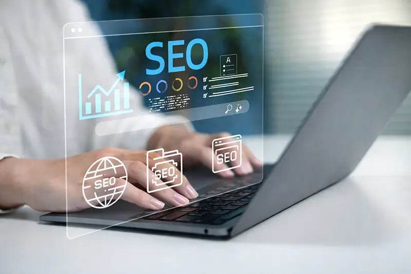 SEOとAI検索を意識するイメージ